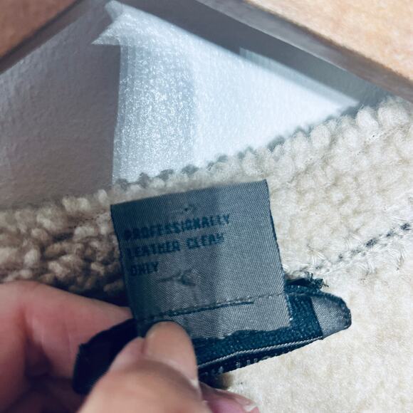 Brandon Thomas VTG Y2K Coat Brown Suede Leather Fleece Lined Toggle Button M - Picture 7 of 7